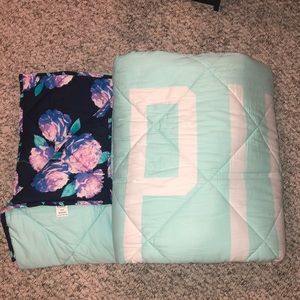 VS PINK Twin college comforter